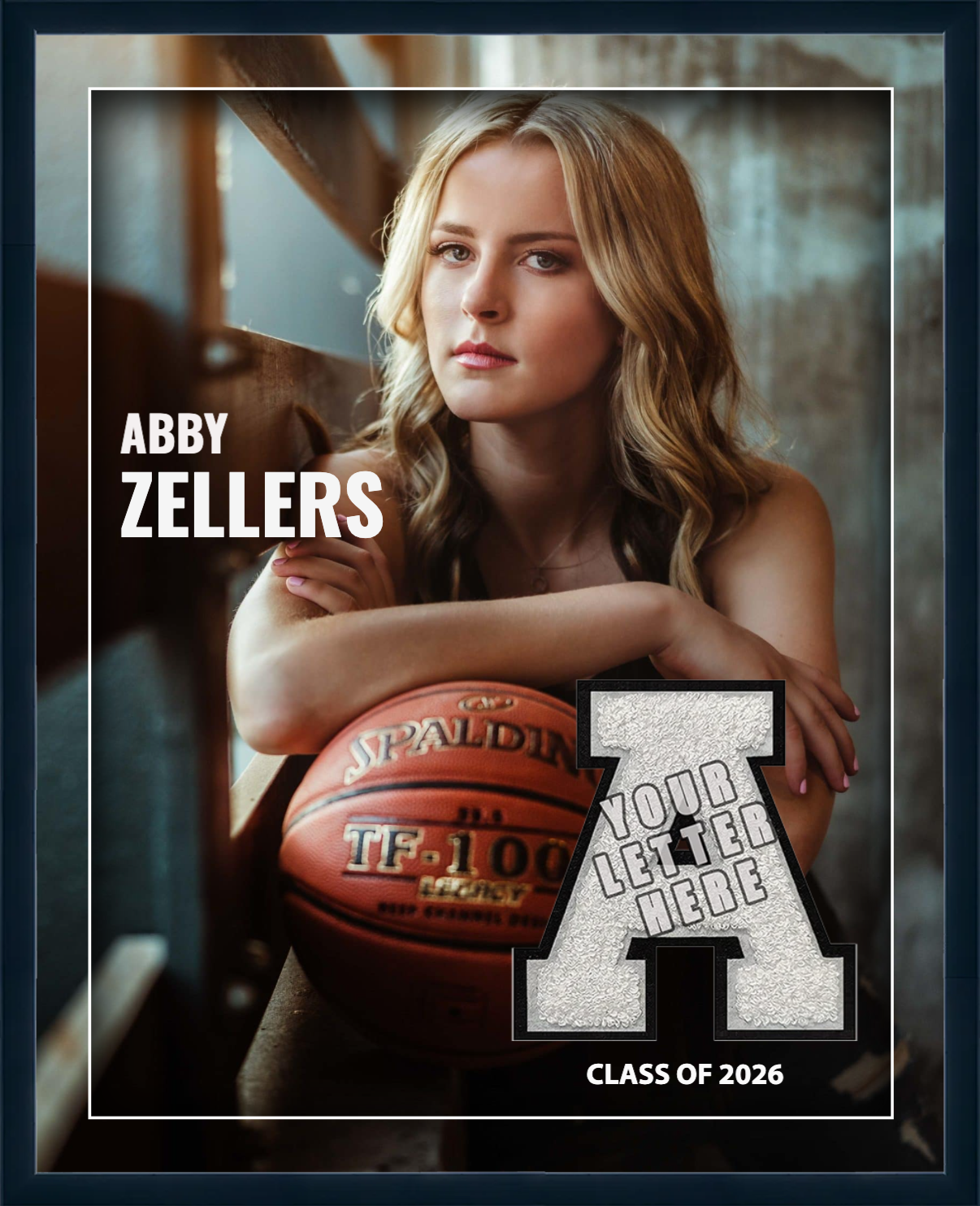 Letter Frame – Athlete Frame